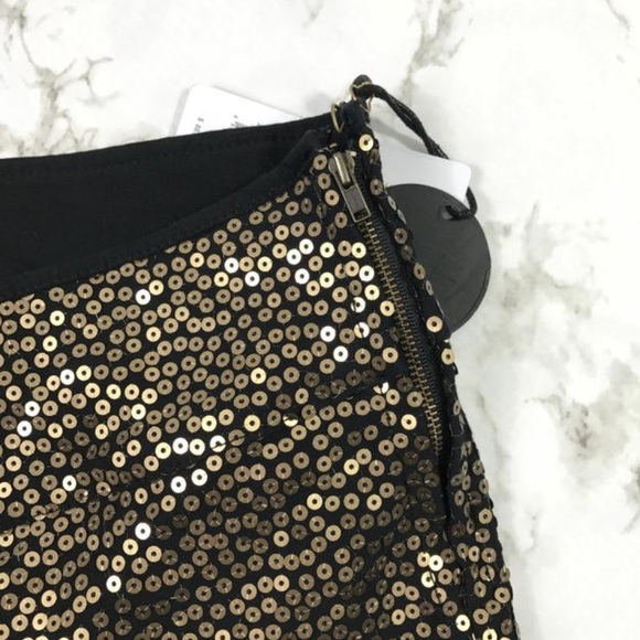 Amuse Society Bling Sequin Pants Copper 26 S - Picture 8 of 10